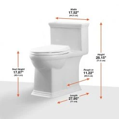 Glacier Bay Shop -Glacier Bay Shop white glacier bay one piece toilets gbto102 40 1000